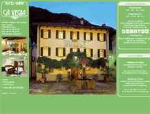 Tablet Screenshot of hotel-cavegia.ch